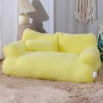 Cat Sofa Bed Washable Fluffy 4 Color Couch - Image 15