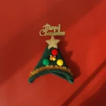 Christmas Cat Clothes Cute Hat Bib - Image 6