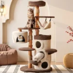 Treehouse Cat Tree for Multiple Cats Climbing Condo - Image 10