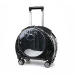 Cat Carrier Backpack With Wheels Transparent Trolley Case - Image 11