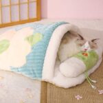 Super Warm Cat Bed Nest with Removable Pillow - Image 6