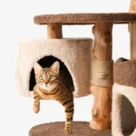 Treehouse Cat Tree for Multiple Cats Climbing Condo - Image 12