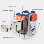 Japanese Style Cat carrier Backpack Expandable Bag - Image 8