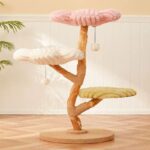 Clouds Deluxe Solid Wood Cat Tree Climbing Frame - Image 12