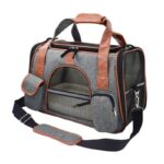 Cat Carrier Bag Foldable Tote 3 Color Handbag - Image 9