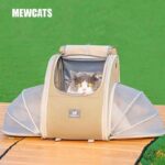 Expandable Large 2 Color Cat Carrier Backpack