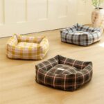 Vintage Plaid Cat Sofa Square Cat Bed - Image 7