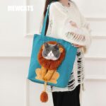 Funny Cat Carrier Bag Portable 4 Color Pet Handbag