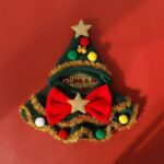 Christmas Cat Clothes Cute Hat Bib - Image 7