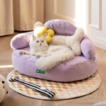 Cute Cat Bed Couch 3 Color Detachable Kitty Sofa - Image 4