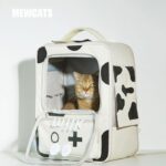 Milk Cat Carrier Bag Foldable Hiking Backpack