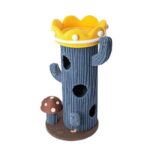 Deluxe Large Cactus Solid Cat Tree Climbing Frame - Image 17