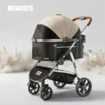 L9 Foldable Cat Carrier Stroller with Wheels
