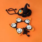 Halloween Cat Collar Handmade Hats Pumpkin Costume - Image 16