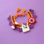 Halloween Cat Collar Handmade Hats Pumpkin Costume - Image 4