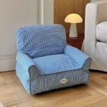 Mini Cat Armchair Sofas Fluffy 4 Color Bed Couch - Image 14