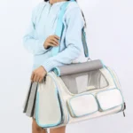 Cat Carrier Bag Foldable 4 Color Outdoor Travel Tote - Image 4