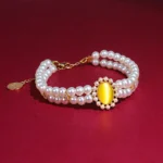 Retro Gemstone Cat Collar Accessory - Image 7