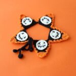 Halloween Cat Collar Handmade Hats Pumpkin Costume - Image 9