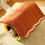 Sunflower House Cat Bed Detachable Cave - Image 7