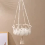 Cat Hammock Nest Handmade Cotton Rope Swing Bed - Image 16