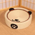 Cute Pig Cat Bed Round Scratching Pad - Image 14