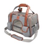 Cat Carrier Bag Foldable Tote 3 Color Handbag - Image 7