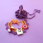 Halloween Cat Collar Handmade Hats Pumpkin Costume - Image 14