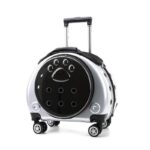 Cat Carrier Backpack With Wheels Transparent Trolley Case - Image 12