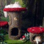 Mushroom Forest Cat Tree Climbing Frame - Image 5
