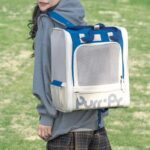 Portable Cat Travel Carrier Backpack 2 Color Cat Bag - Image 3