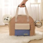 Cat Carrier Bag Foldable Expandable Tote 3 Color Handbag - Image 2