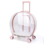 Transparent Cat Trolley With Wheels Rolling Carrier - Image 11