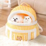 Cat Warm Bag Soft 2 Color Backpack Cat Carrier Front Pack - Image 3