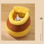 Honey Jar Cat Sleeping Bag Four Seasons Bed Cave - Image 8