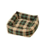 Vintage Plaid Cat Sofa Square Cat Bed - Image 14