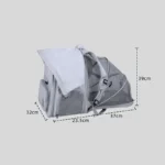 Cat Carrier Backpack 3 Color Expandable Bag - Image 9